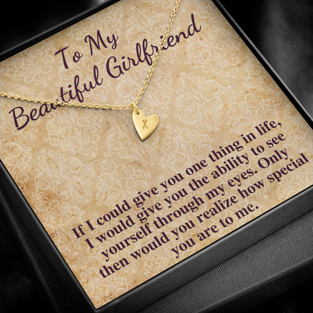 To My Girlfriend Necklace, Valentines Day Gift For Girlfriend, Anniversary Gift for Girlfriend, Girlfriend Necklace, Girlfriend Birthday