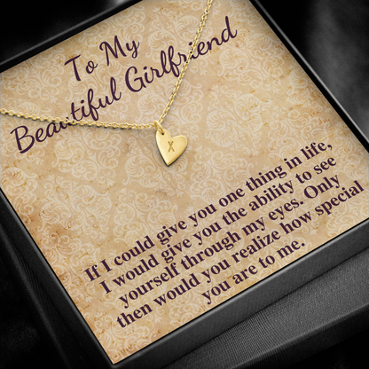 To My Girlfriend Necklace, Valentines Day Gift For Girlfriend, Anniversary Gift for Girlfriend, Girlfriend Necklace, Girlfriend Birthday