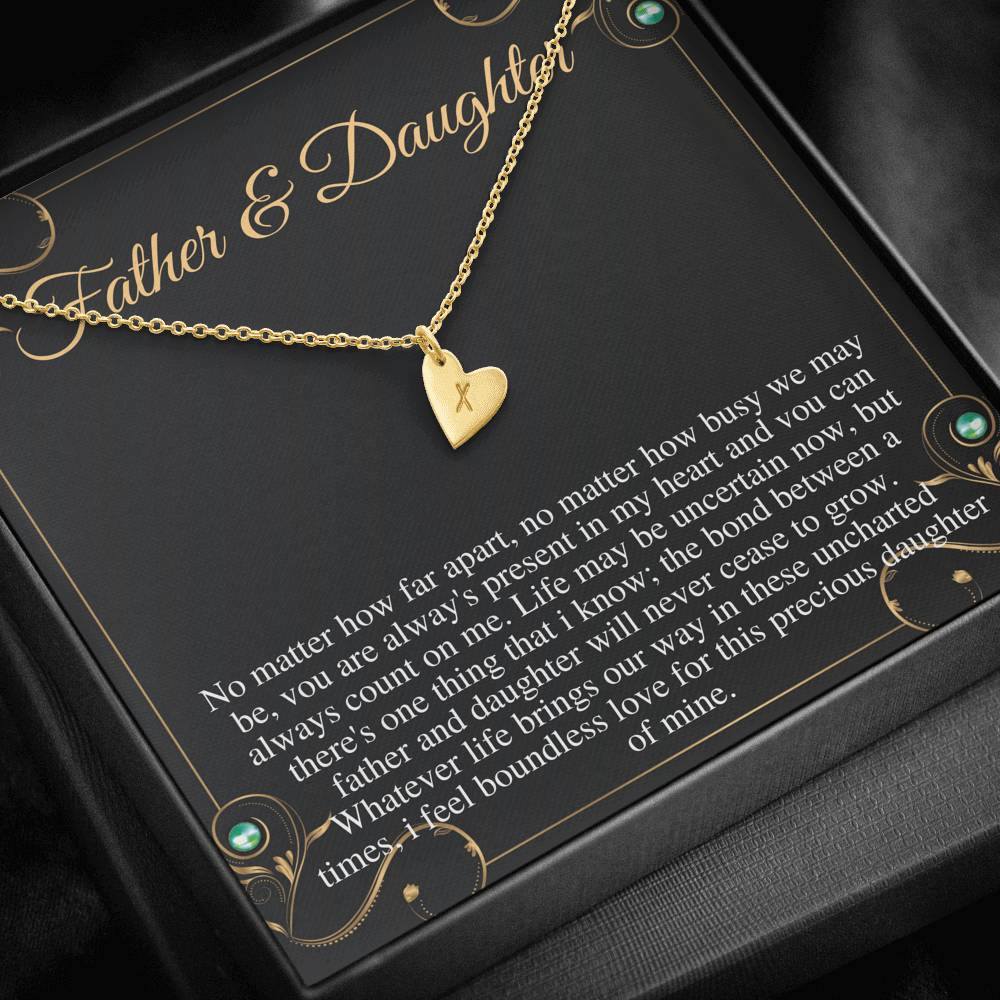 Gift For Daughter From Dad, Daughter Father Necklace, Daughter Gift From Dad, To My Daughter, Daughters Birthday, Grown Up Daughter #0499