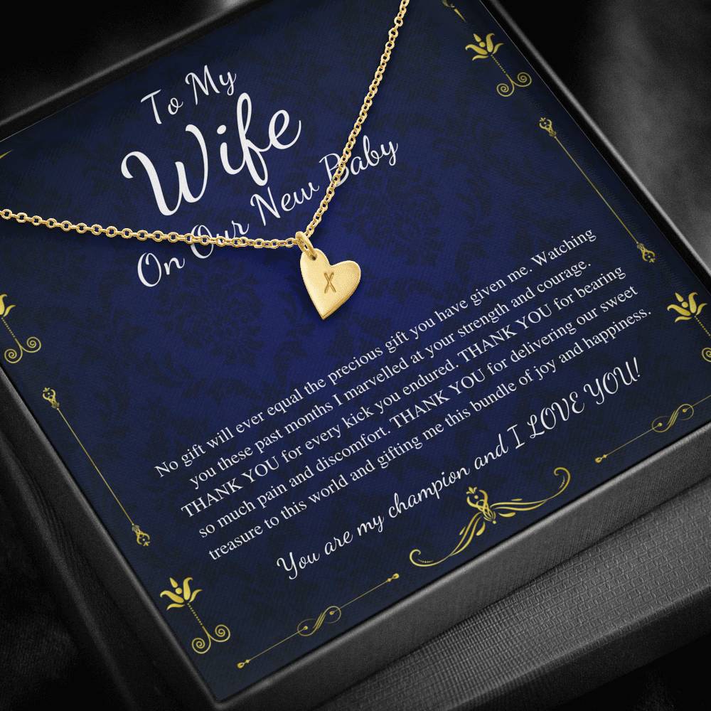 Push Present for Wife for New Baby, New Mom Gift from Husband, Push Gift for Wife, Labor Gifts for Mom