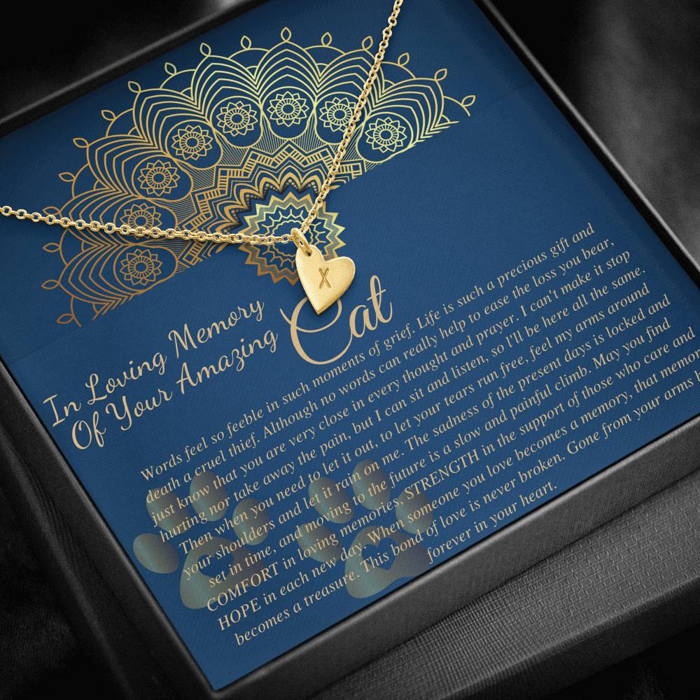 Cat Memorial Gift Pet Loss Gifts, Loss of Pet Gift, Loss of Cat gift in Memory of Cat Remembrance Gift for Loss of Cat Sympathy Gift