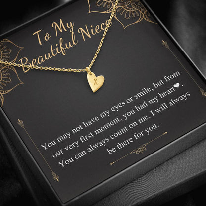 Niece Necklace From Aunt, Special Niece Necklace, Niece Keepsakes, Gift for Niece from Aunt, Auntie to Niece Jewelry, Birthday Gift #0458