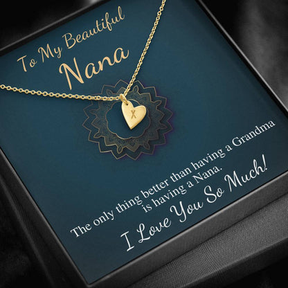 Nana Necklace, Nana Mothers Day Gift, Nana Gift, Nana Jewelry, Nana Christmas Gift, Nana Birthday Gift, From Granddaughter, Grandson #0491