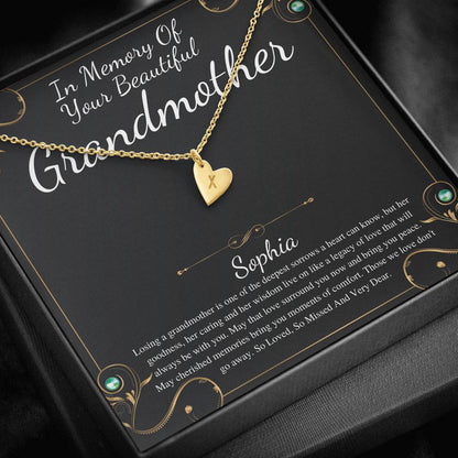 Memorial gift Grandmother Loss of Grandma In Memory of Grandma Sorry for your loss of loved one condolence gift, bereavement gift