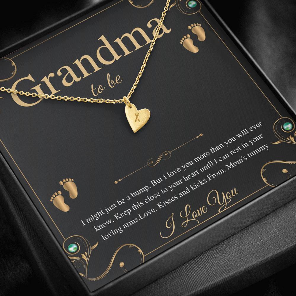 First Time Grandma Gift From Daughter, Pregnancy Reveal Gift For Soon To Be Grandma Necklace, New Grandmother Gift, Alluring Beauty #0193