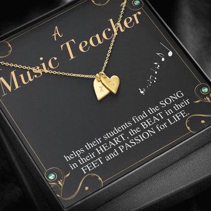 Music Teacher Gift | Gift for Music Teacher Necklace | Music Teacher Gift | To My Music Teacher Appreciation Gift | Christmas Gift #0750
