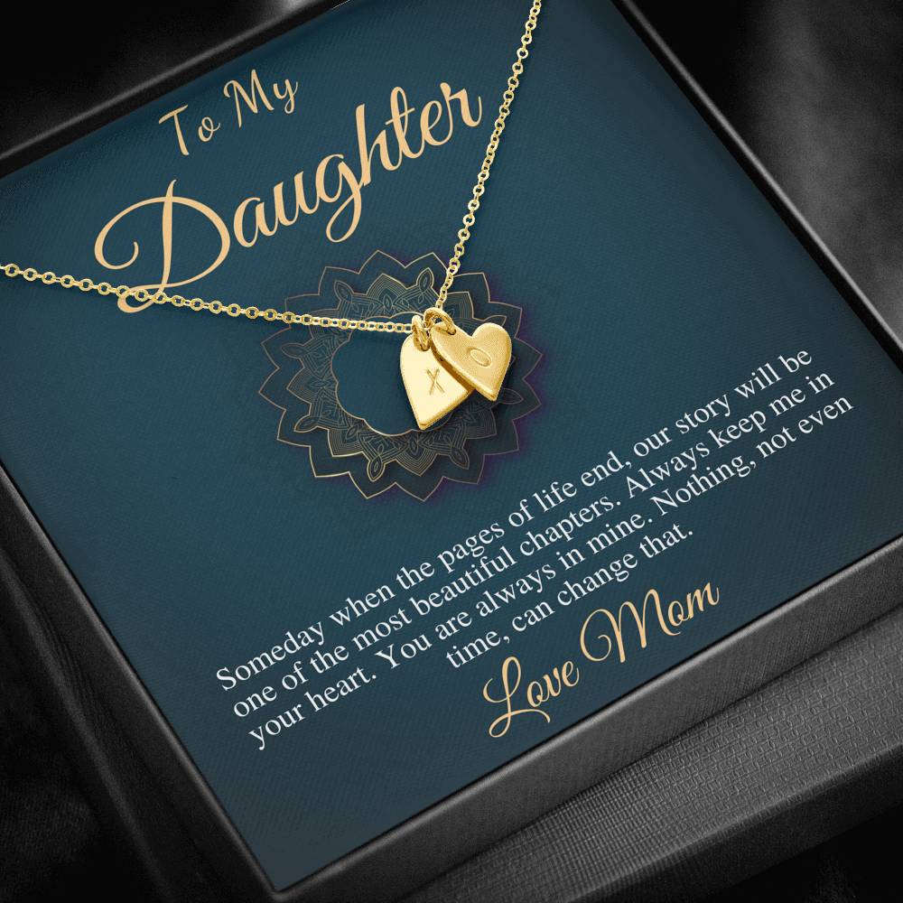 Gift For Daughter From Mom, Daughter Mother Necklace, Daughter Gift From Mom, To My Daughter, Daughters Birthday, Christmas Gift #0509