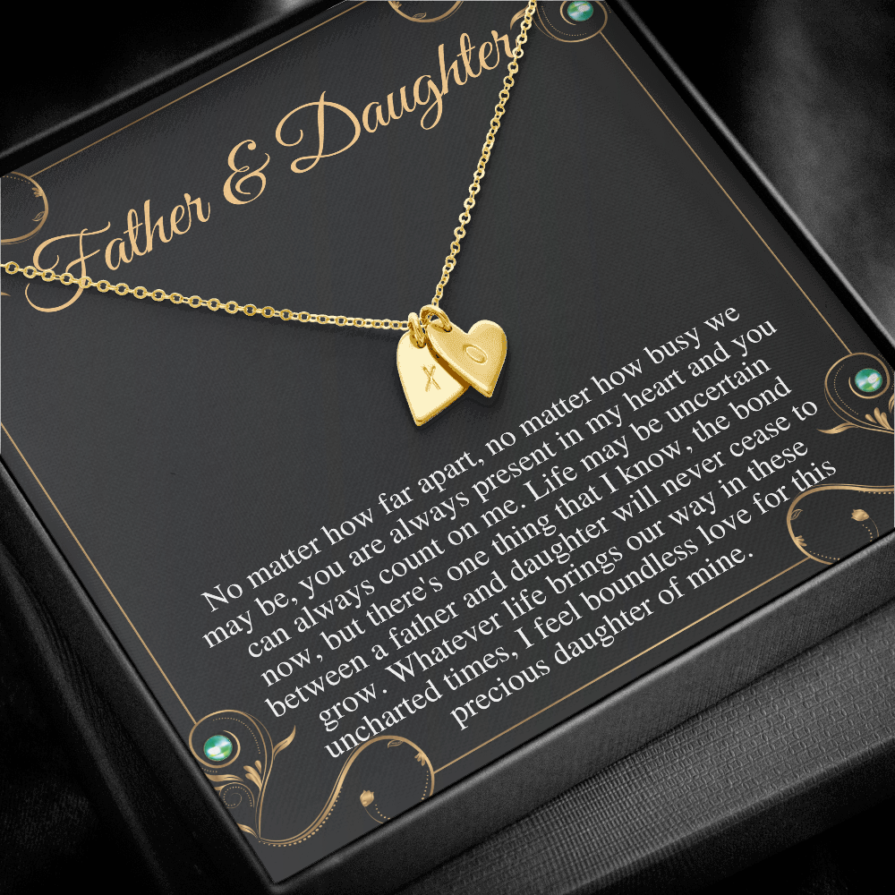 Gift For Daughter From Dad, Daughter Father Necklace, Daughter Gift From Dad, To My Daughter, Daughters Birthday, Grown Up Daughter #0499 new correct