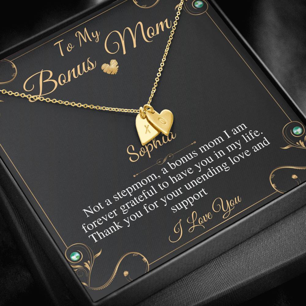 Bonus Mom Gift Bonus Mom Necklace Unbiological Mom Gift Unbiological Mom Neclace Card Mother's Day Gift for Stepmom, Christmas Gift #0466