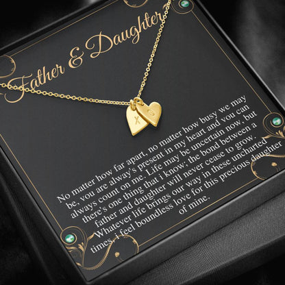 Gift For Daughter From Dad, Daughter Father Necklace, Daughter Gift From Dad, To My Daughter, Daughters Birthday, Grown Up Daughter #0499
