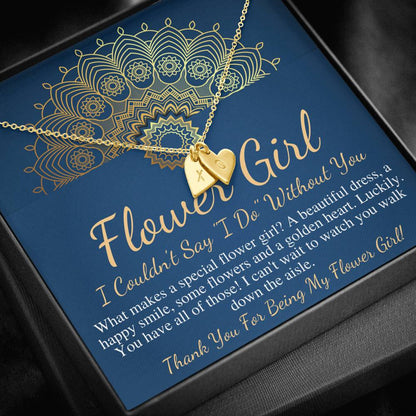 Personalized Flower Girl Gift Flower Girl Necklace Gift Custom Flower Girl Gift Flower Girl Proposal Thank You Flower Girl Necklace #0778