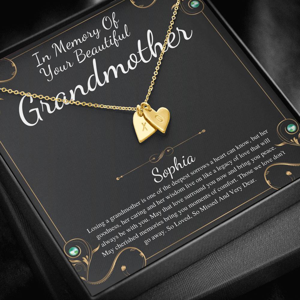Memorial gift Grandmother Loss of Grandma In Memory of Grandma Sorry for your loss of loved one condolence gift, bereavement gift