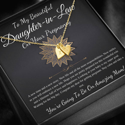 Daughter-in-Law Pregnancy Gift For Daughter In Law Baby Shower Gift For Mom To Be Gift, Expecting Mom Gift Pregnant,Infinity Heart #0228 -2