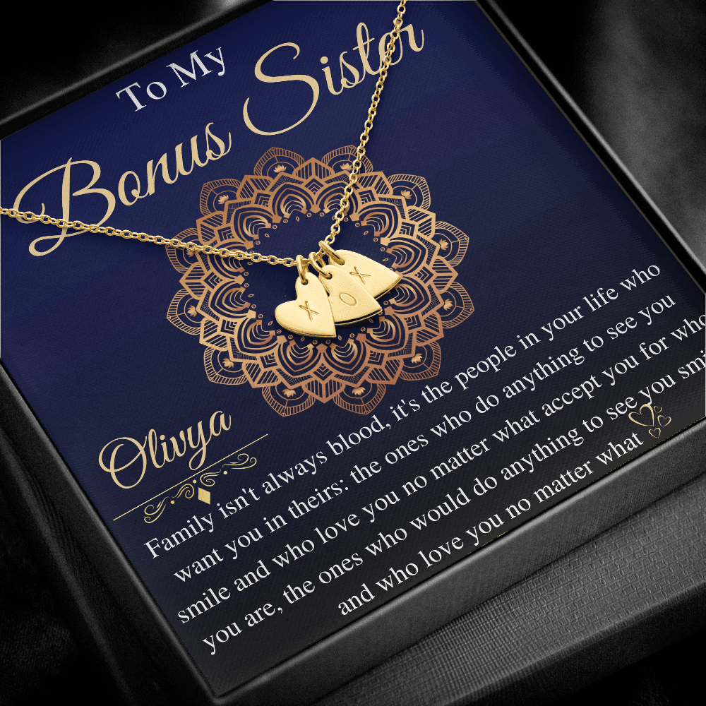 Bonus Sister Gift, Sister in Law Gift, Bonus Sister Necklace, Sister in Law Gift, Adopted Sister Gift, Step Sister Necklace, gift for her