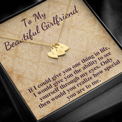 To My Girlfriend Necklace, Valentines Day Gift For Girlfriend, Anniversary Gift for Girlfriend, Girlfriend Necklace, Girlfriend Birthday