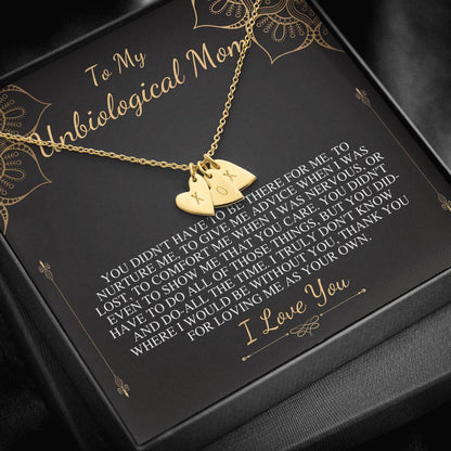 Unbiological Mom Gift neckalce, Stepmom Mothers Day Gift, Other Mother, Bonus Mom Birthday Gift, Second Mom,Foster Mom,Mother in Law