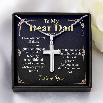 to my dad
