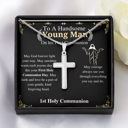 First Communion Gift For Boy, 1st Communion Gift, Catholic First Communion, Holy Communion Gift For Boy, 1st Communion Gift For him w/o engraving