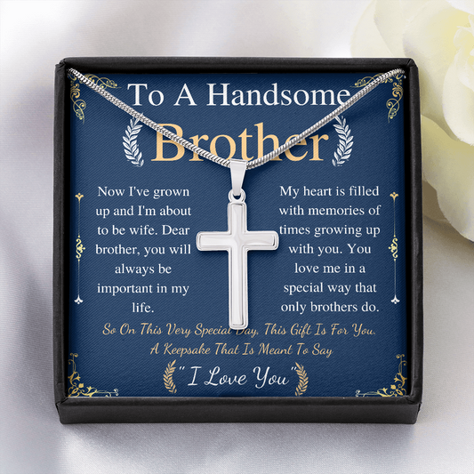 to a handsome brother