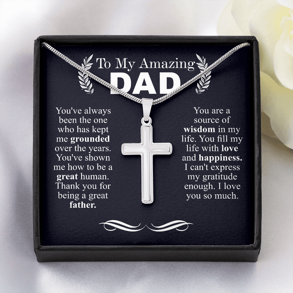 to my amazing dad