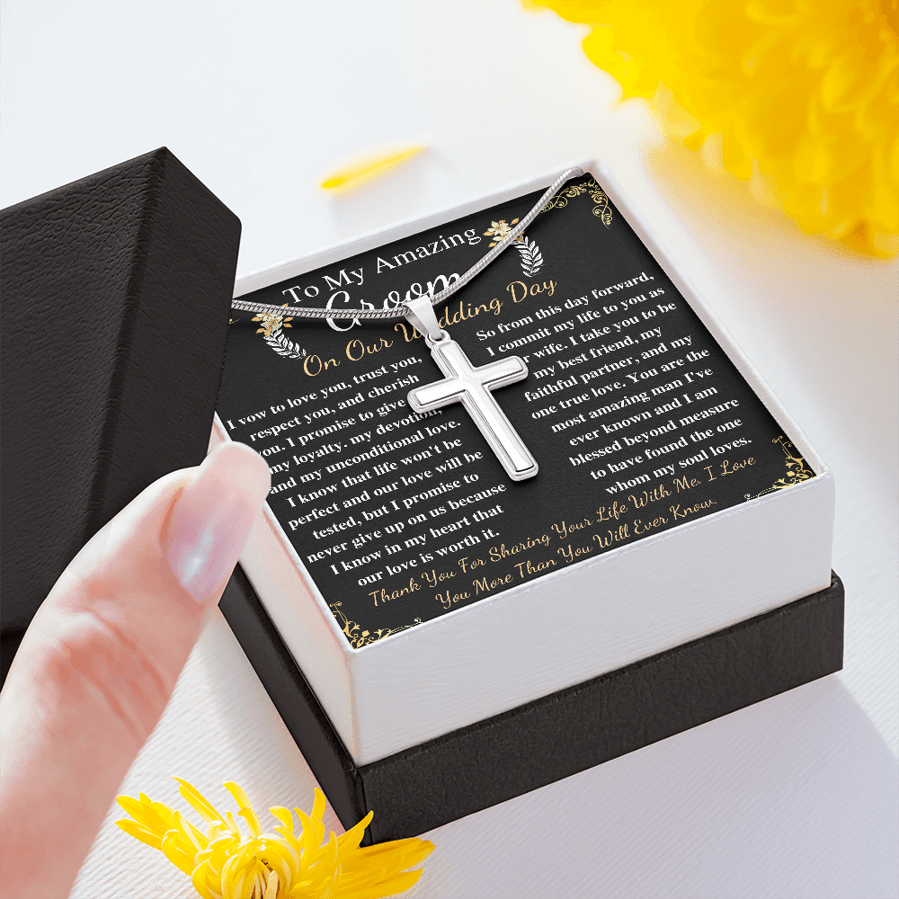 to my amazing groom