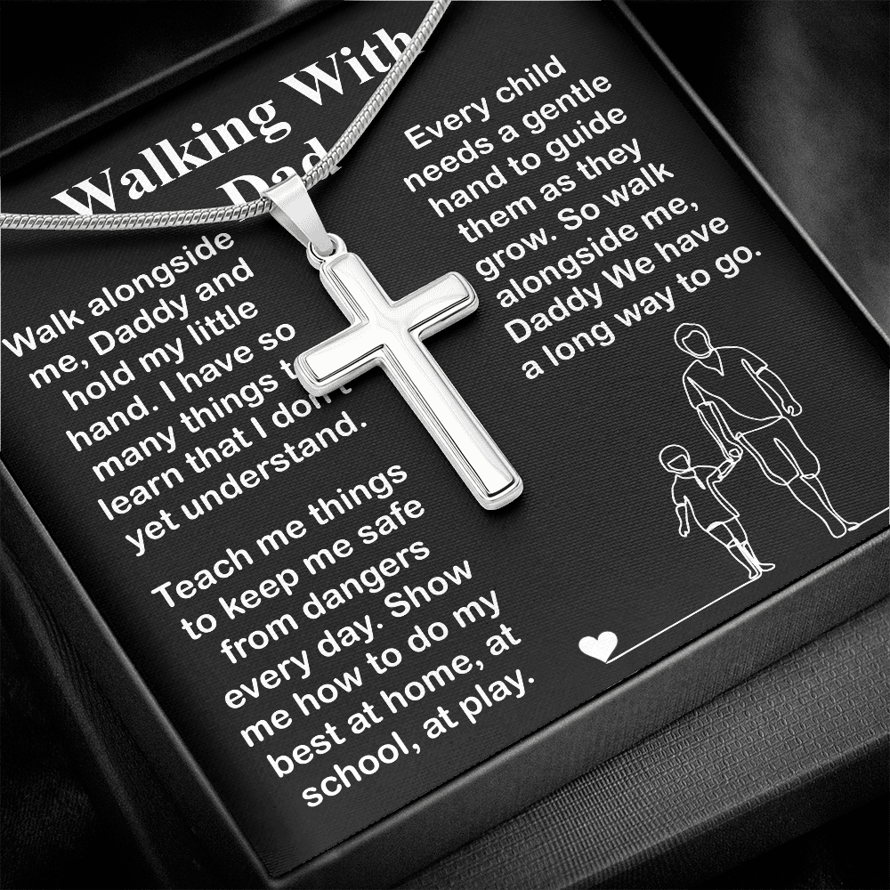 walking witrh dad