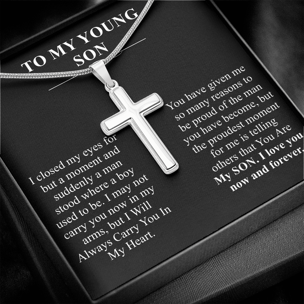 to my young son