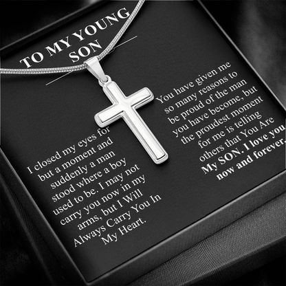 to my young son