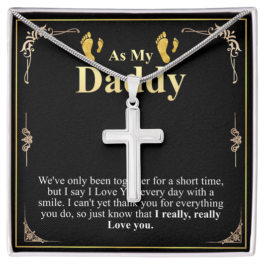 as my dad cross