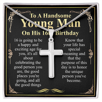 to a handsome young man on his 16th birthday
