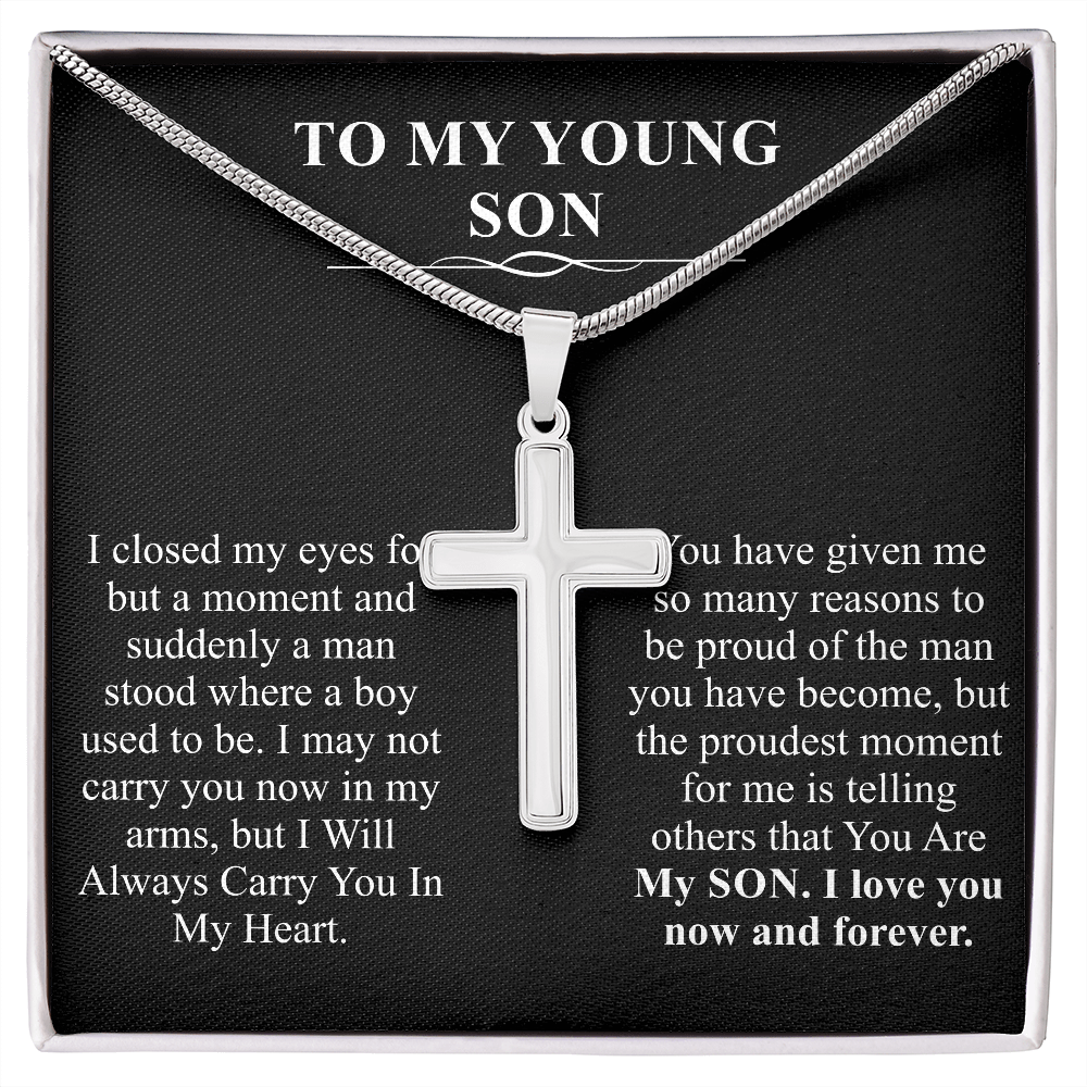 to my young son