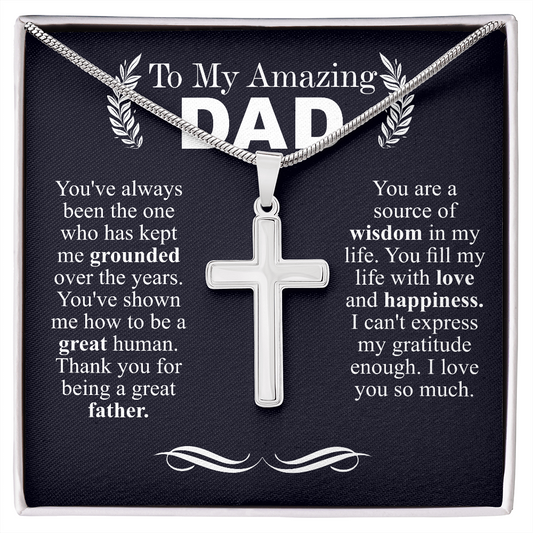 to my amazing dad