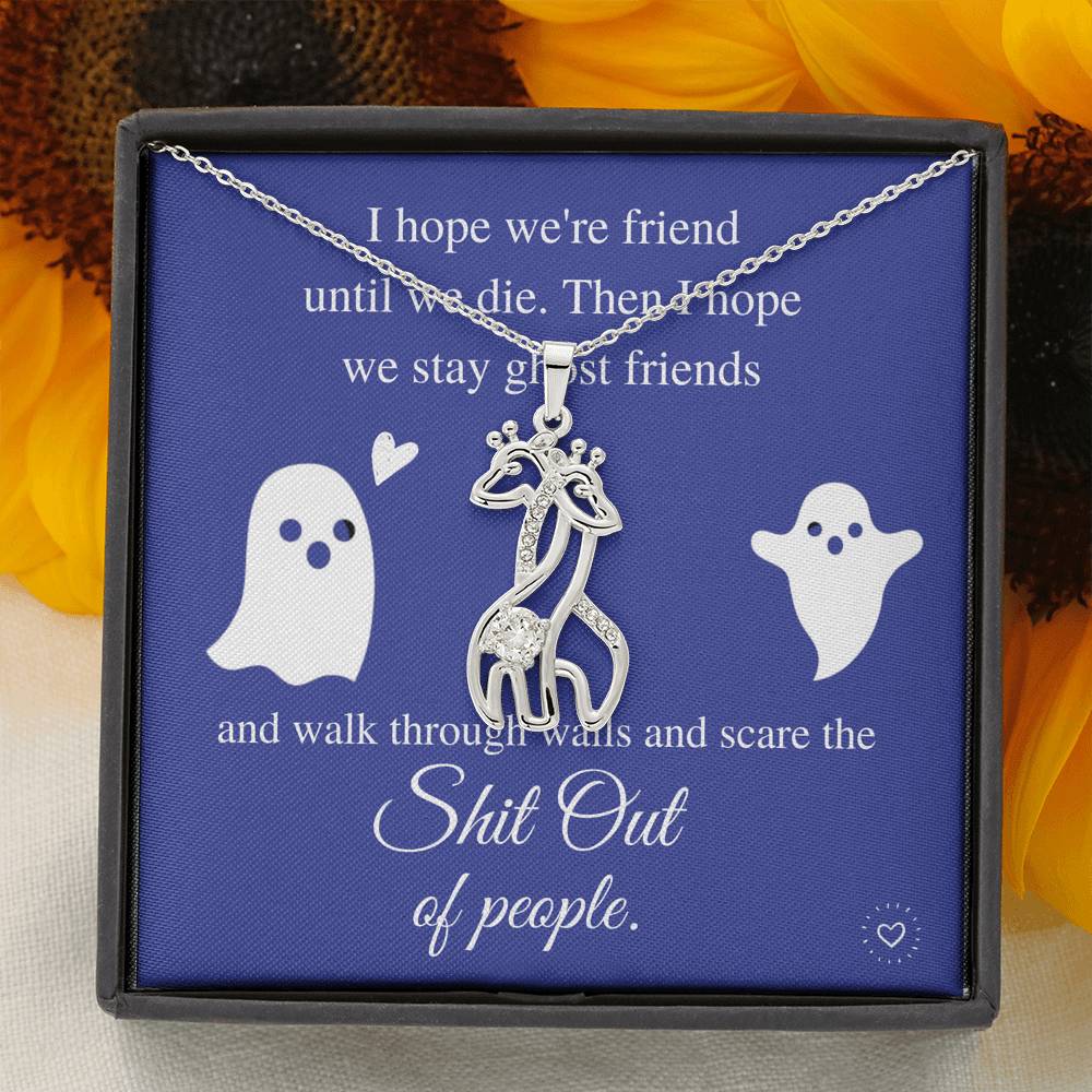 Going Away Gift for Friend Moving Away Gift Farewell Gift Best Friend Goodby Gift, Farewell Necklace For Coworker, Funny Leaving Gift #0591