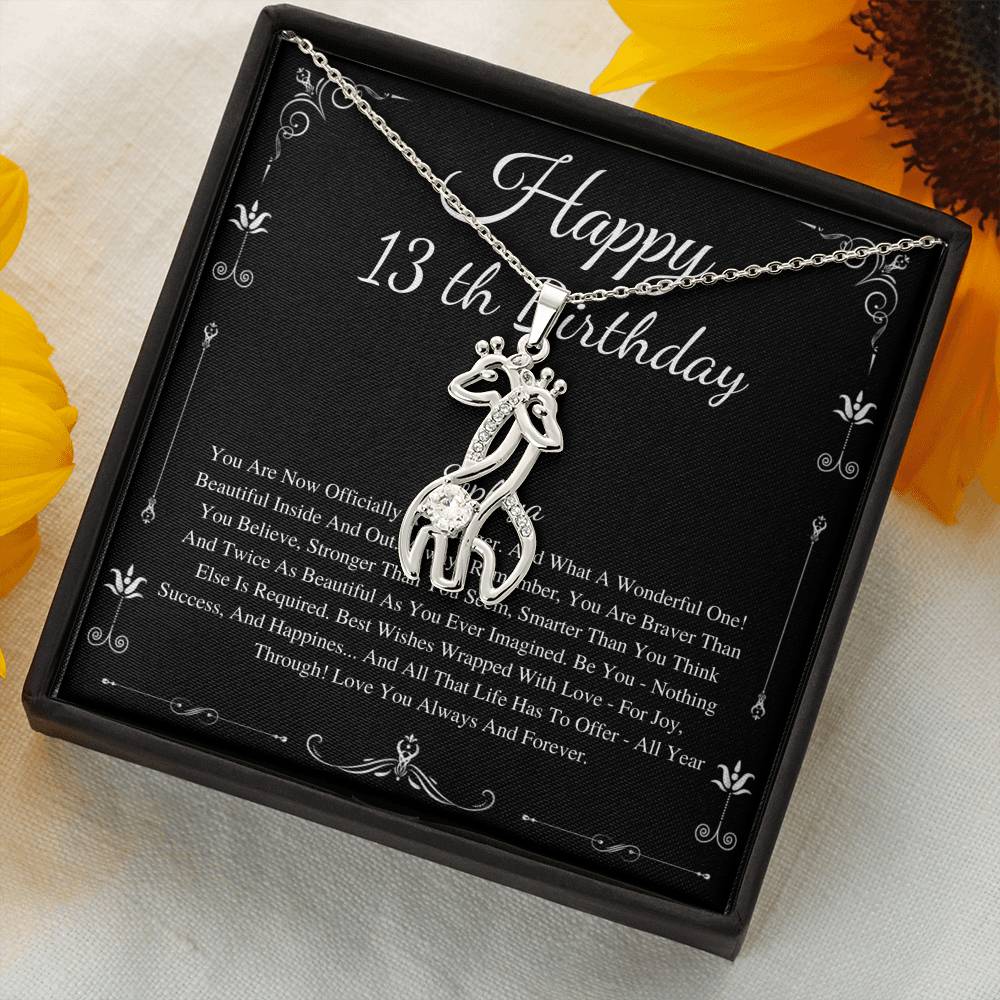 13th birthday girl, 13th birthday gift official teenager, Thirteenth Birthday Necklace, gift for 13 year old girl gifts, Teen birthday