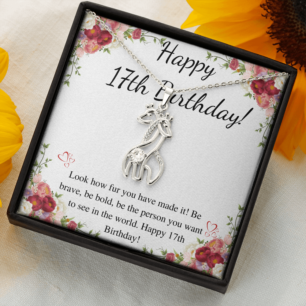 17th Birthday Gift Necklace • Happy 17th Birthday Gift • Seventeenth Birthday Present • Personalized 17th Birthday • Birthday Gift for Her