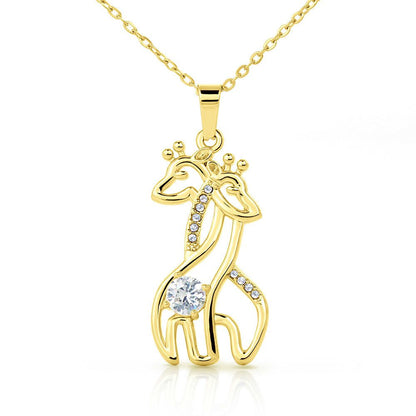 Meaningful jewelry gifts Giraffe Necklace for Mimi Necklace gift on Mothers day, Jewelry for Mimi, Mimi Christmas Gift, Mimi Birthday Gift, Gift for her with personalized message card
