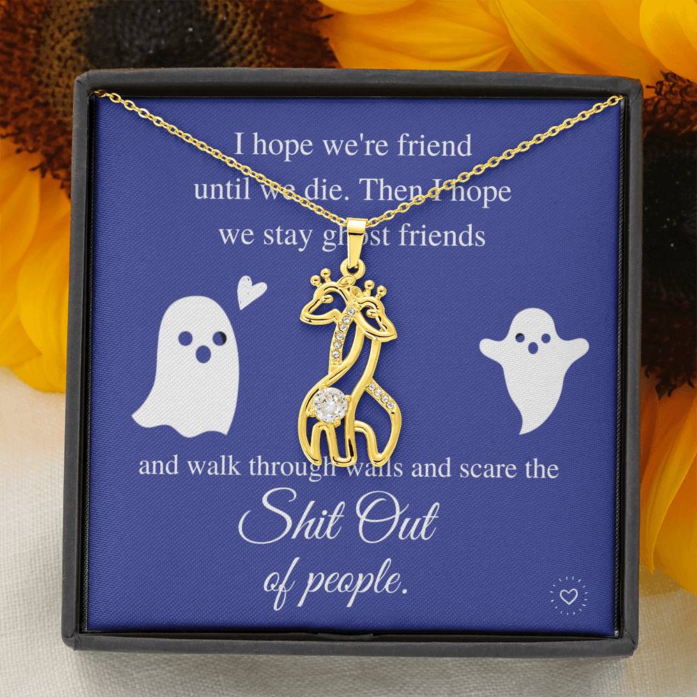 Going Away Gift for Friend Moving Away Gift Farewell Gift Best Friend Goodby Gift, Farewell Necklace For Coworker, Funny Leaving Gift #0591