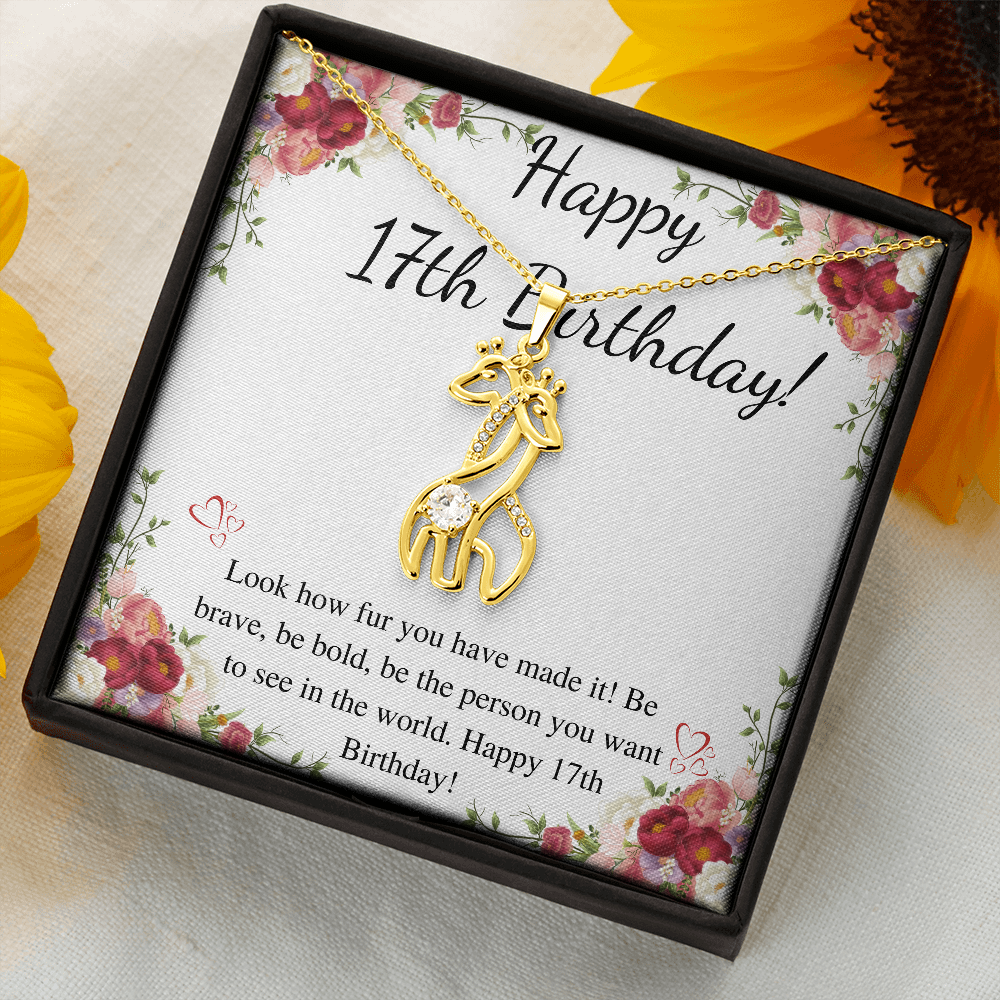 17th Birthday Gift Necklace • Happy 17th Birthday Gift • Seventeenth Birthday Present • Personalized 17th Birthday • Birthday Gift for Her