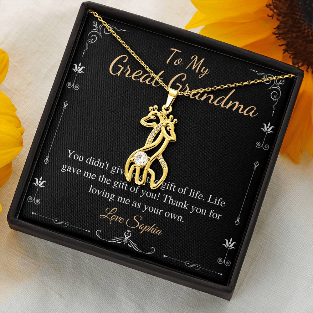 Grandma Gift, Grandma Necklace, Generations Necklace, Gifts for Grandma from Grandkids, Mother Daughter Gift for Grandma,Birthday Gift #0472