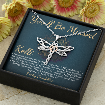 We Will Miss You Gift, Sentimental Gift for Coworker Leaving, Farewell Gift for Female Colleague, Long Distance Friend, BFF Gift #0585 Kelli