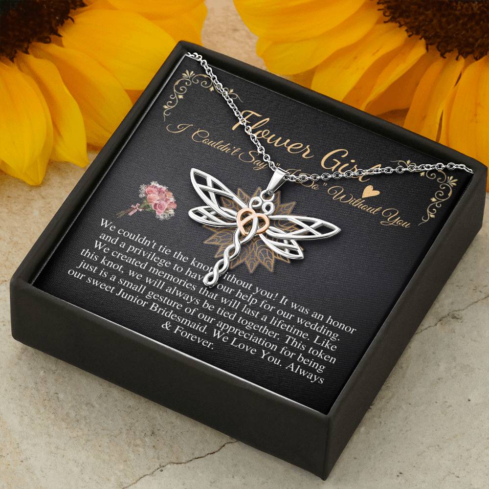 Personalized Flower Girl Gift Flower Girl Necklace Gift Custom Flower Girl Gift Flower Girl Proposal Thank You Flower Girl Necklace #0123