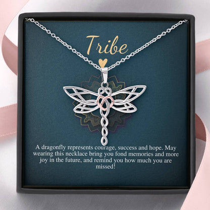 Tribe Necklace Gift for Friend, Gift for BFF, Gift for Best Friend, Friendship Jewelry, Friendship tribe christmas gift,Dragonfly Gift #0599