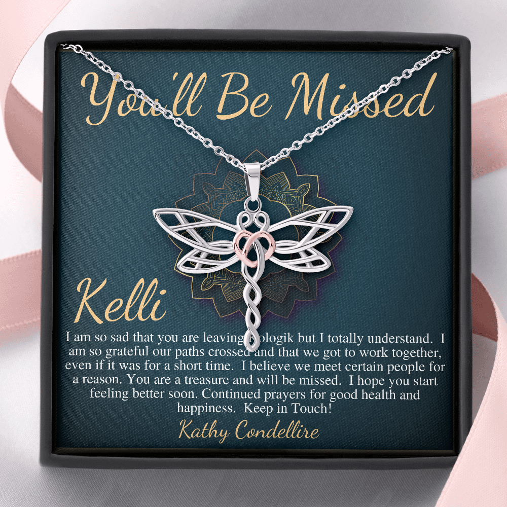 We Will Miss You Gift, Sentimental Gift for Coworker Leaving, Farewell Gift for Female Colleague, Long Distance Friend, BFF Gift #0585 Kelli