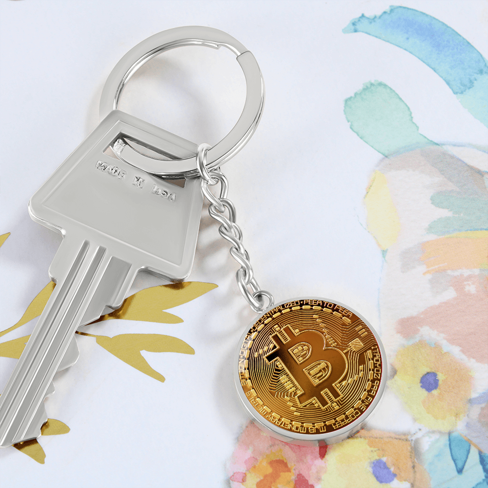 Bitcoin Keychain, Crypto Keychain, Crypto Lover, Crypto Gift, Boyfriend Gift, Bitcoin Gift for Husband, Crypto King Gift,Bitcoin Lover #0919