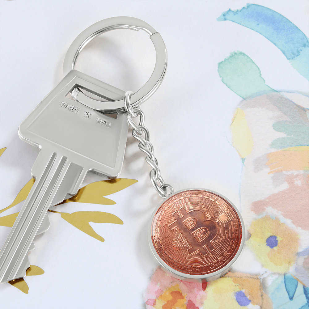 Bitcoin Keychain, Crypto Keychain, Crypto Lover, Crypto Gift, Boyfriend Gift, Bitcoin Gift for Husband, Crypto King Gift,Bitcoin Lover #0920