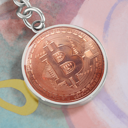 Bitcoin Keychain, Crypto Keychain, Crypto Lover, Crypto Gift, Boyfriend Gift, Bitcoin Gift for Husband, Crypto King Gift,Bitcoin Lover #0920