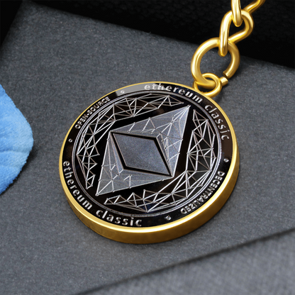 Ethereum (ETH) Keychain Crypto Coin | Ethereum Coin | Silver Ethereum Keyring, Ethereum Lover, Crypto Gift For Boyfriend, Crypto Lover #0922