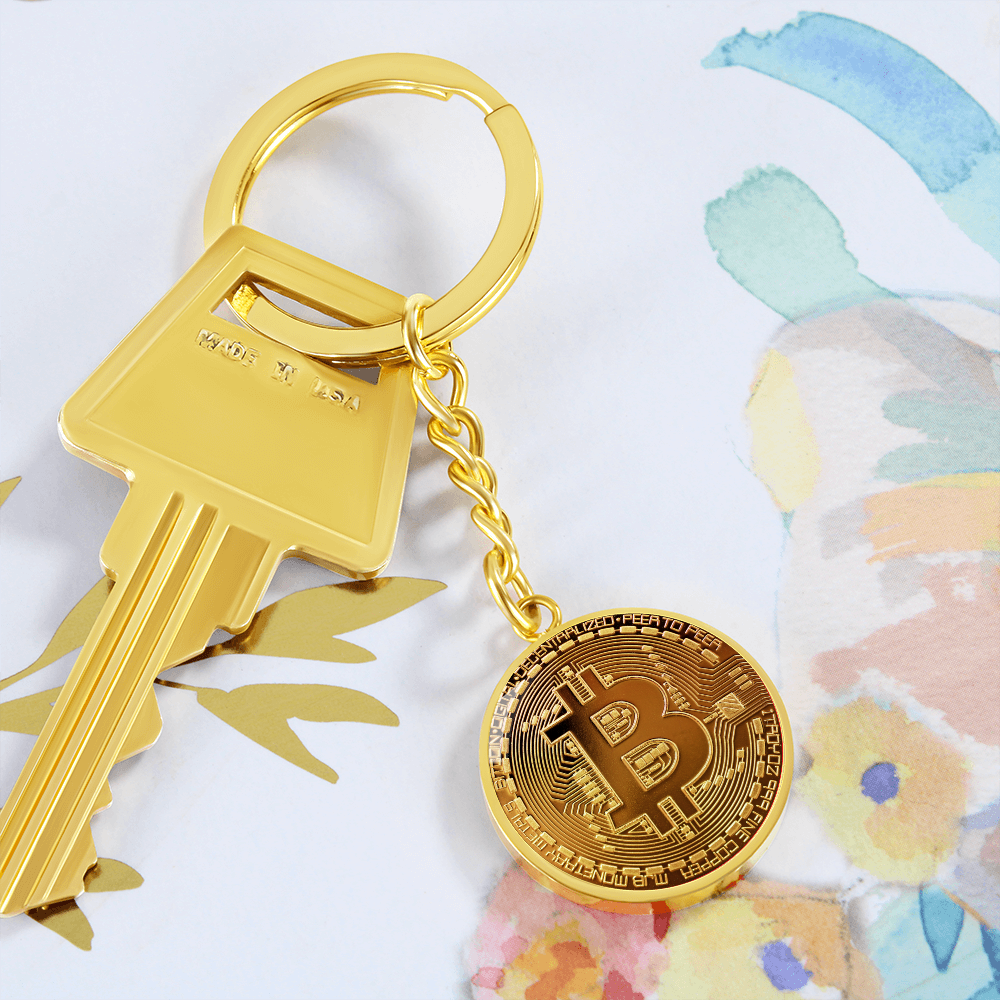 Bitcoin Keychain, Crypto Keychain, Crypto Lover, Crypto Gift, Boyfriend Gift, Bitcoin Gift for Husband, Crypto King Gift,Bitcoin Lover #0919