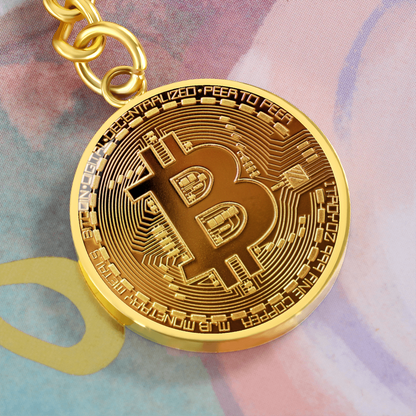 Bitcoin Keychain, Crypto Keychain, Crypto Lover, Crypto Gift, Boyfriend Gift, Bitcoin Gift for Husband, Crypto King Gift,Bitcoin Lover #0919