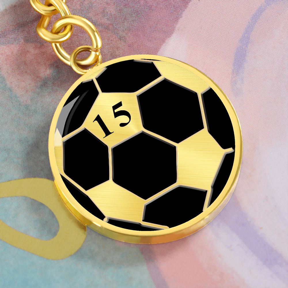 Soccer Keychain With Number, Soccer Lover Gift, Soccer Gift For Girls, For Boy,Personalized Soccer Keychain,Unique Soccer Gift For Boyfriend